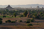 Bagan Myanmar. View from the terrace of Pyathada Temple. 
